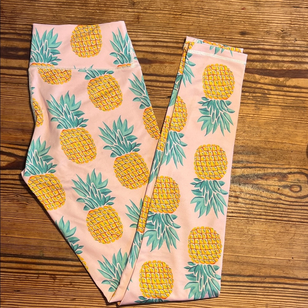 Pineapple Print Leggings